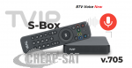 TVIP S-BOX S 705 BTV Voice-NEW 4K Ultra HD